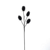 KUNSTBLUME  - Silberfarben/Schwarz, Basics (110cm)
