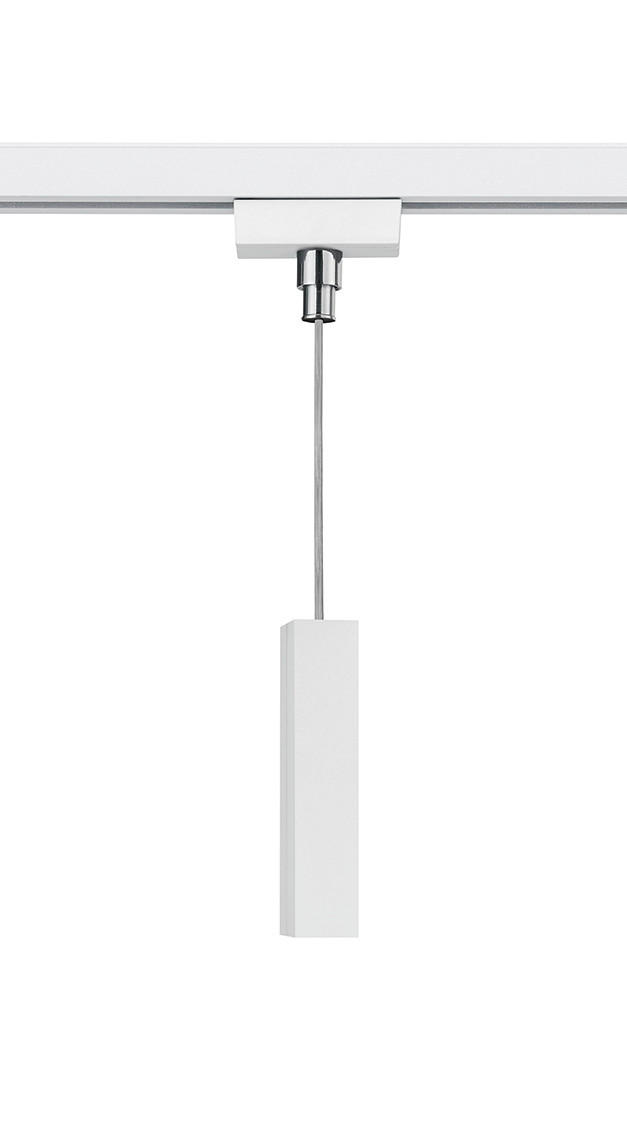SCHIENENSYSTEM-ADAPTER DUOLINE TRACK-SYSTEM 6/34,5/3 cm   - Weiß, Basics, Kunststoff (6/34,5/3cm) - Trio Leuchten
