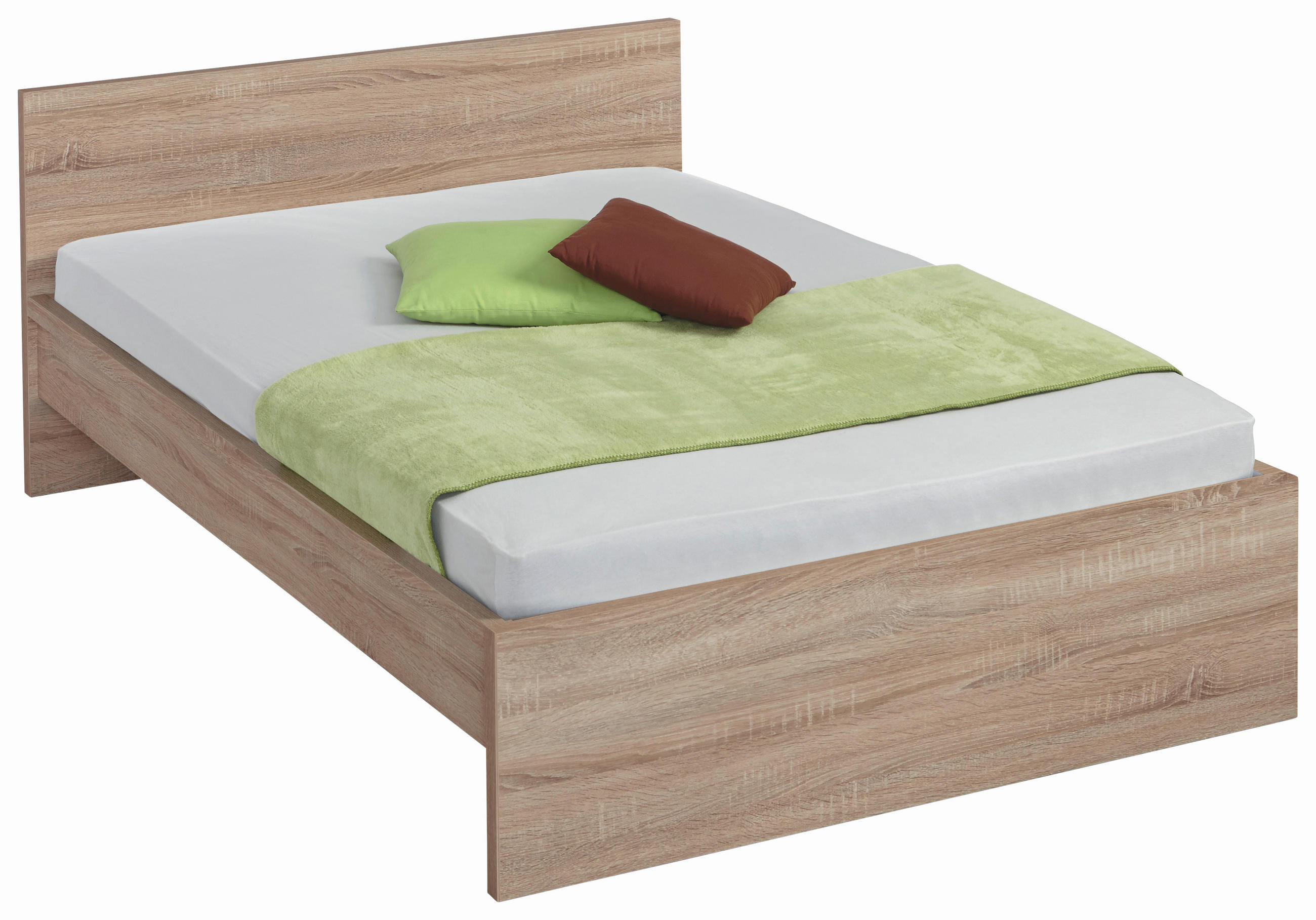 POSTEL, 140/200 cm Sonoma dub - Sonoma dub, Konvenční, kompozitní dřevo (140/200cm) - Carryhome