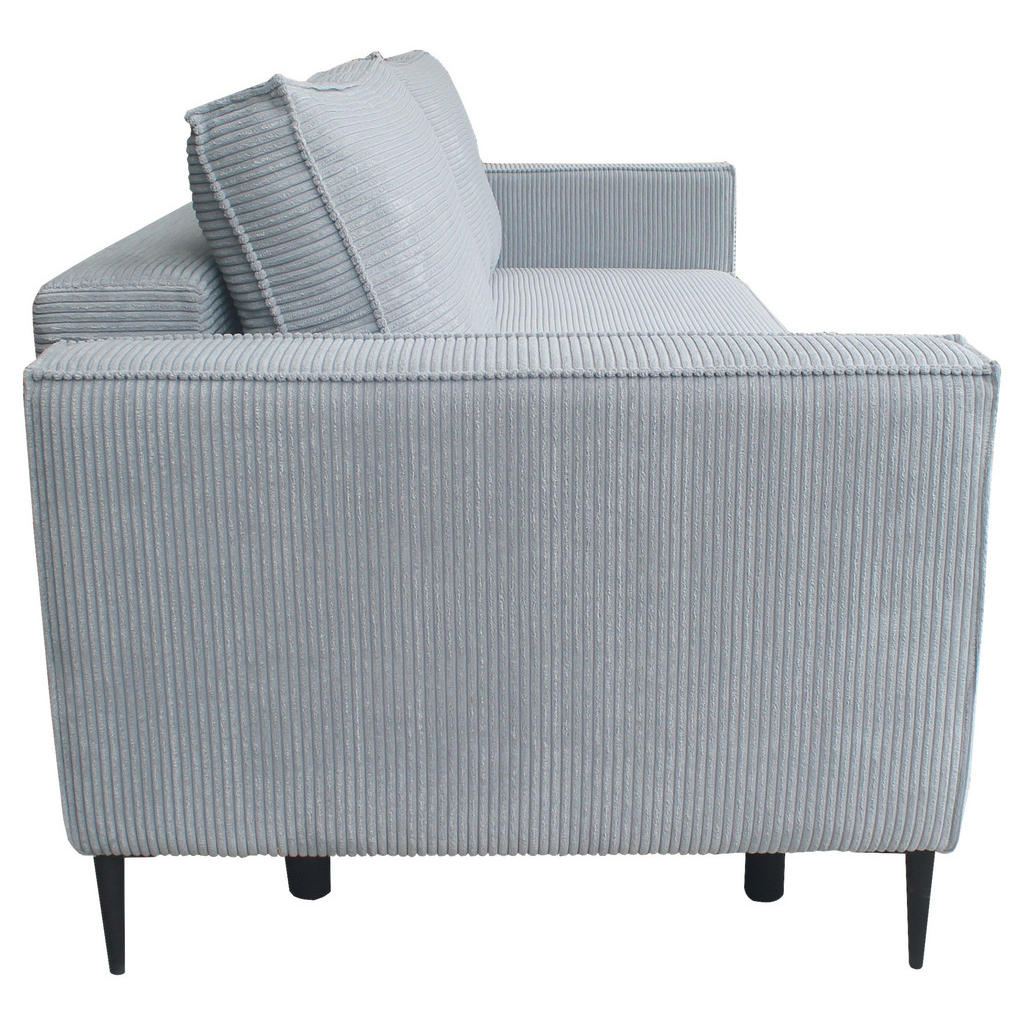 Thumbnail - Carryhome Schlafsofa, Grau, Textil, 2-Sitzer, Füllung: Schaumstoff, 222x93x98 cm, Liegefunktion, Rücken echt, haustierfr...