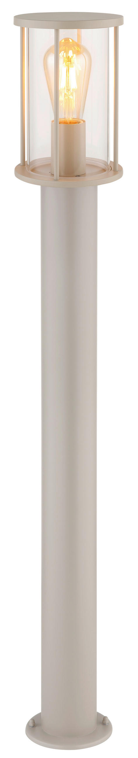 AUSSENLEUCHTE Gracey 14,3/100 cm  - Sandfarben/Klar, KONVENTIONELL, Glas/Metall (14,3/100cm) - Globo