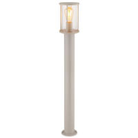 AUSSENLEUCHTE Gracey 14,3/100 cm  - Sandfarben/Klar, KONVENTIONELL, Glas/Metall (14,3/100cm) - Globo