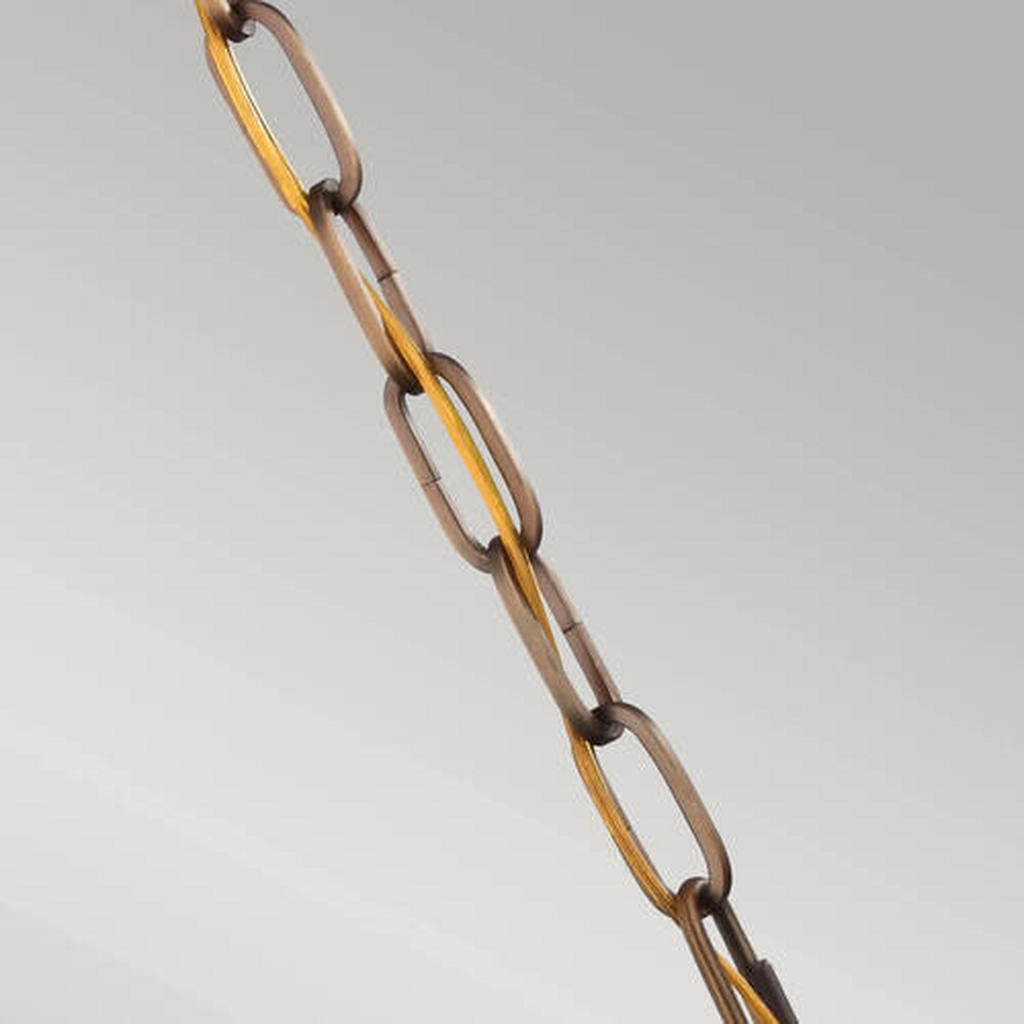 Thumbnail - Elstead Lighting Hängeleuchte Cadence, Schwarz, Messing, Metall, Glas, 43.2 cm, Grüner Punkt, RoHS, Lampen & Leuchten, I...