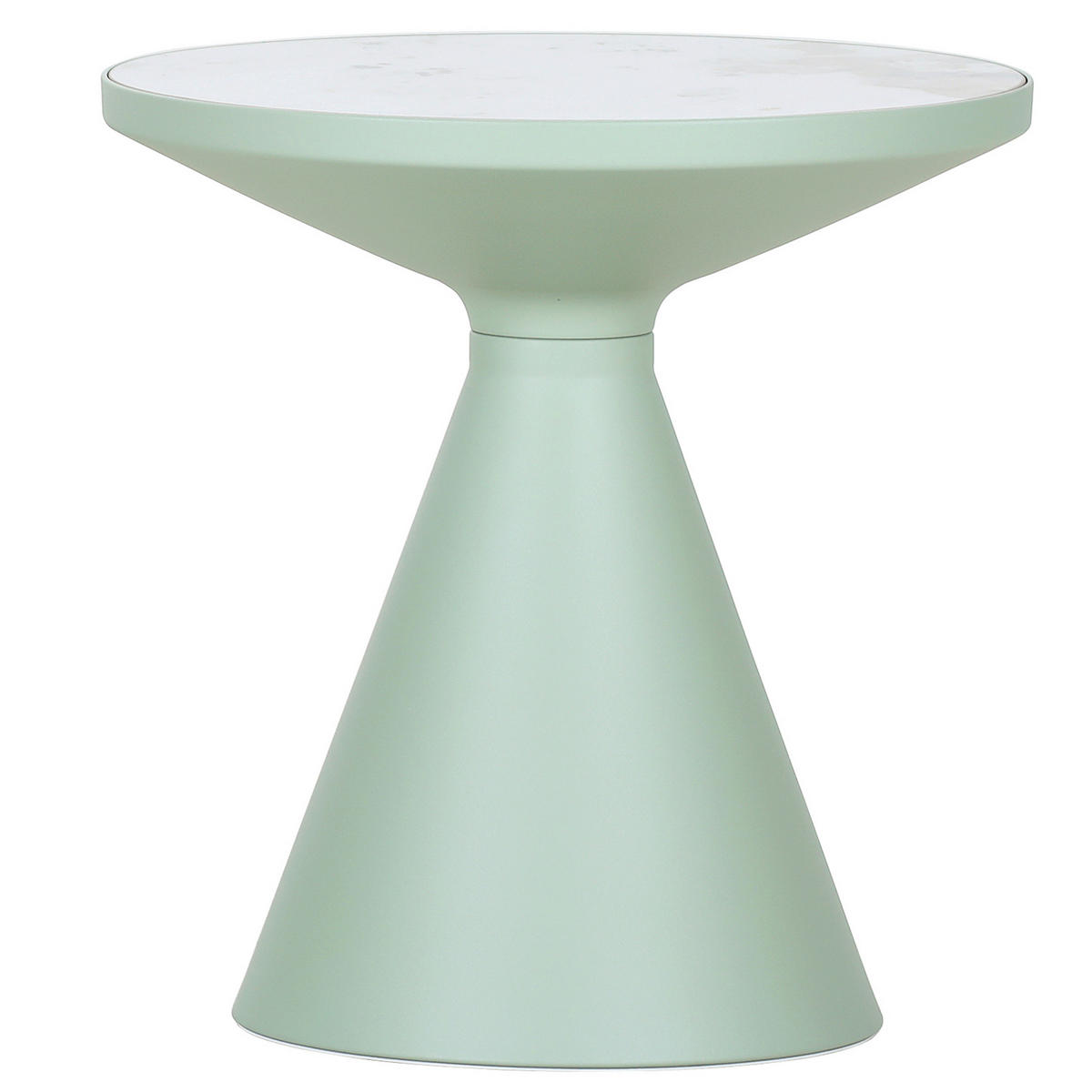 SOFFBORD i keramik 50/52 cm  - vit/mintgrön, Design, metall/keramik (50/52cm) - Belluti