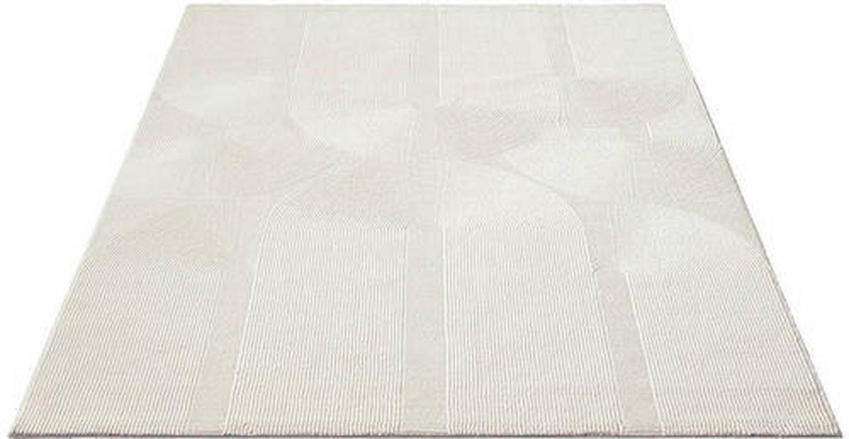 WEBTEPPICH 160/230 cm Sign Creme  - Creme, KONVENTIONELL, Textil (160/230cm)