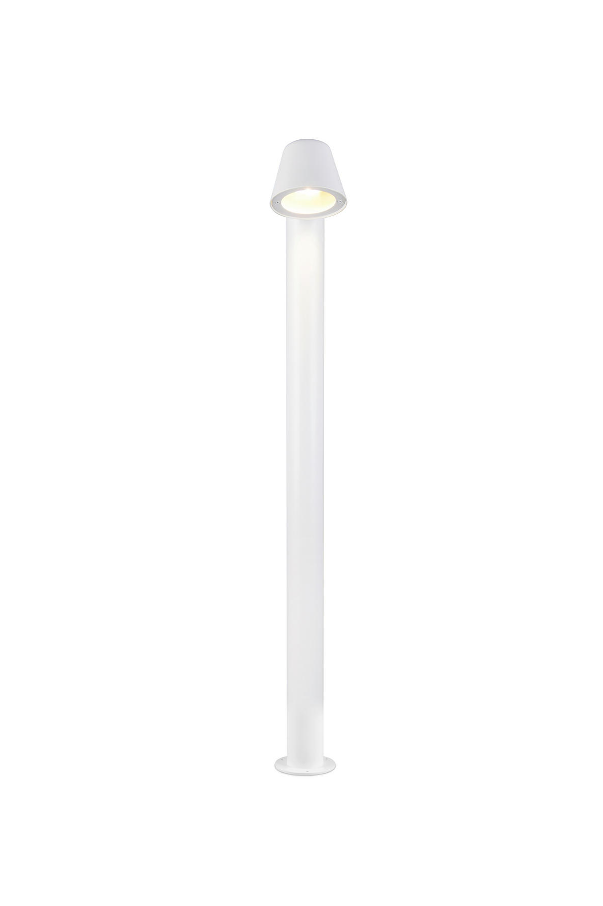 WEGELEUCHTE Beni 11.5/100/20 cm  - Klar/Weiß, Design, Glas/Metall (11.5/100/20cm) - Trio Leuchten