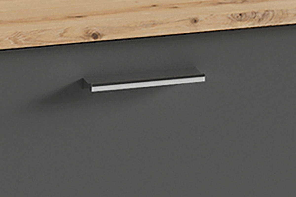 GARDEROBE 4-teilig  in 40/184/35 cm  - Anthrazit/Eiche Artisan, Design, Holzwerkstoff (40/184/35cm) - MID.YOU