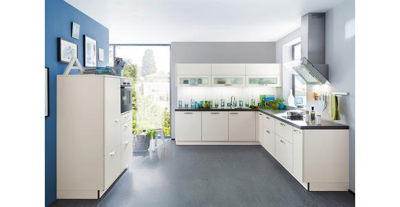 EINBAUKÜCHE - Magnolie, Design, Holzwerkstoff - Dieter Knoll
