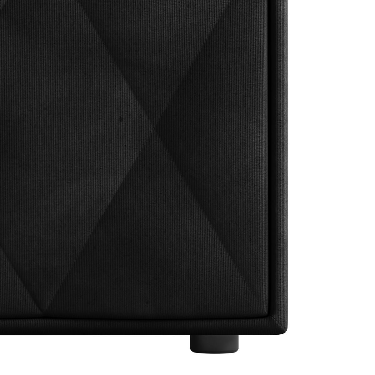 BOXSPRINGBETT 140/200 cm  in Schwarz  - Schwarz, MODERN, Holz/Kunststoff (140/200cm) - MID.YOU