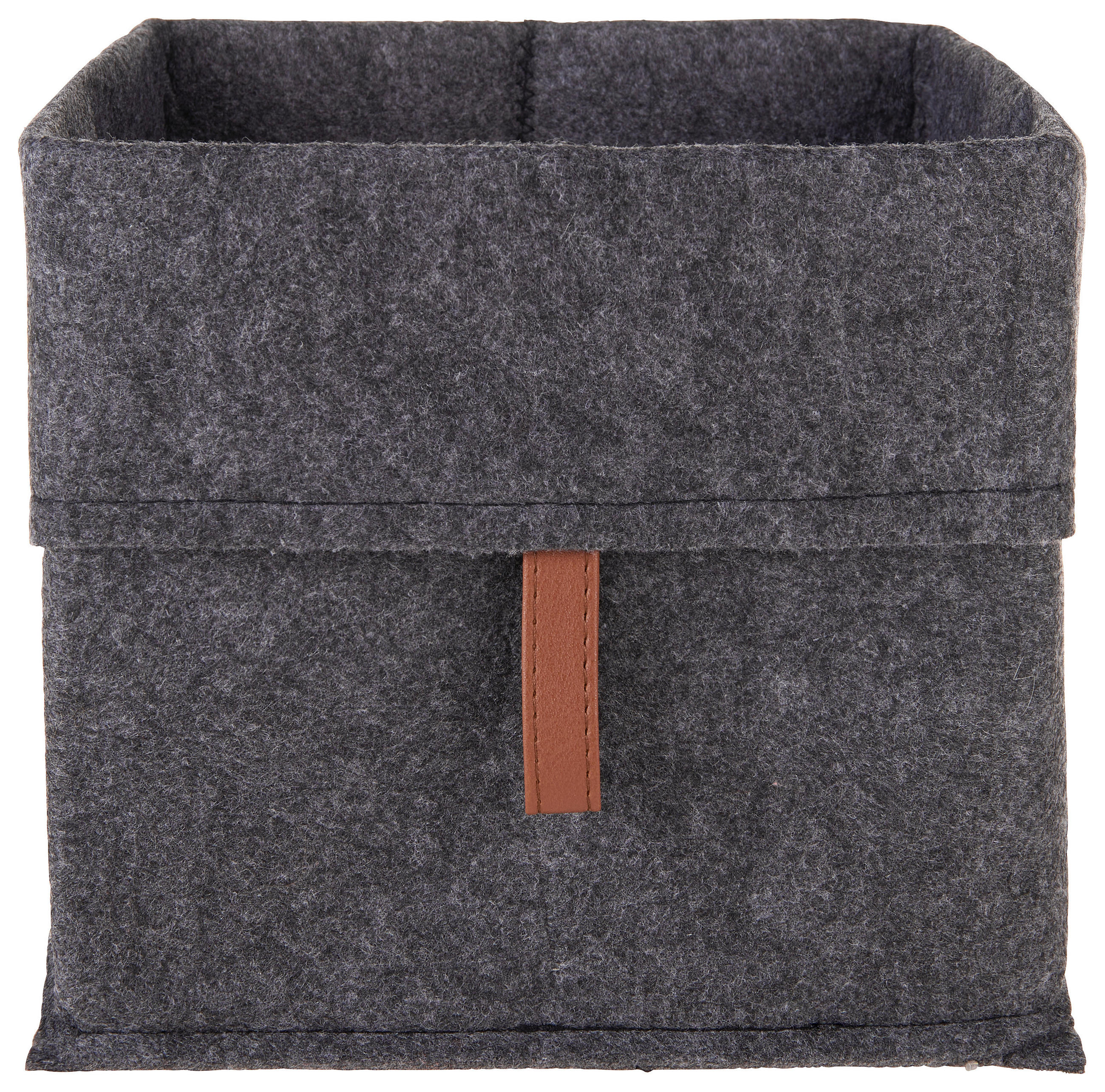 REGALKORB   - Dunkelgrau/Braun, Trend, Textil (22/21/22cm) - Landscape