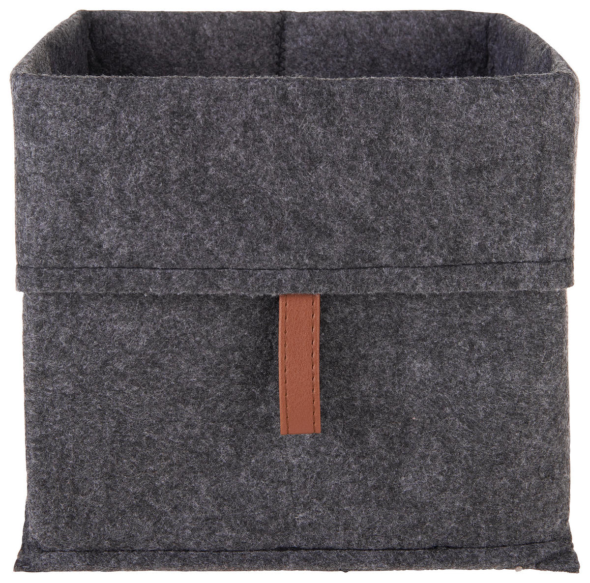 REGALKORB   - Dunkelgrau/Braun, Trend, Textil (22/21/22cm) - Landscape