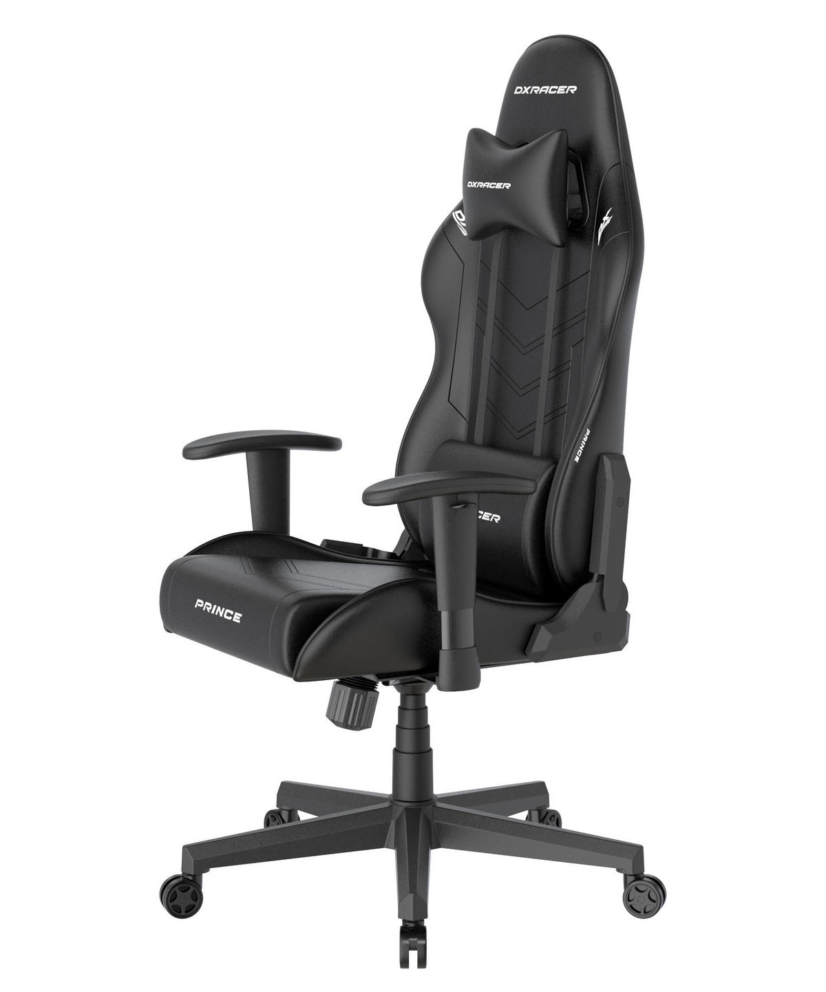 GAMINGSTUHL  in Lederlook Schwarz  - Schwarz, KONVENTIONELL, Kunststoff/Textil (70/132/70cm) - Dxracer