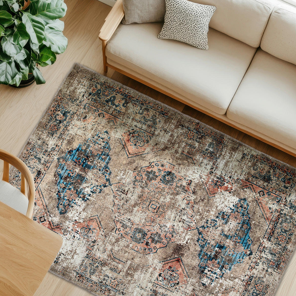 FLACHWEBETEPPICH 160/230 cm Piper Multicolor rechteckig  - Multicolor, Basics, Textil (160/230cm) - Astra