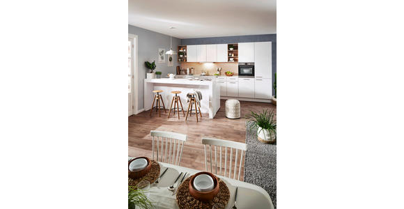 EINBAUKÜCHE - Braun/Weiß, Design, Holzwerkstoff - Dieter Knoll