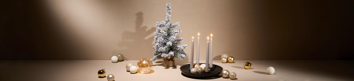 WEIHNACHTSBAUM 45 cm  - Braun, Basics, Kunststoff/Textil (30/45cm) - X-Mas