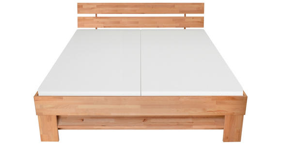 BETT 180/200 cm,  in Kernbuche,  - Kernbuche, Natur, Holz (180/200cm) - Carryhome