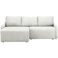 ECKSOFA  Cord Naturfarben  - Schwarz/Naturfarben, Konventionell, Kunststoff/Textil (217/146cm) - Carryhome