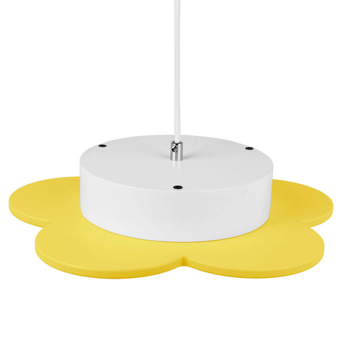 KINDERHÄNGELEUCHTE Fiore 33/70 cm  - Gelb, Basics, Holzwerkstoff/Kunststoff (33/70cm)