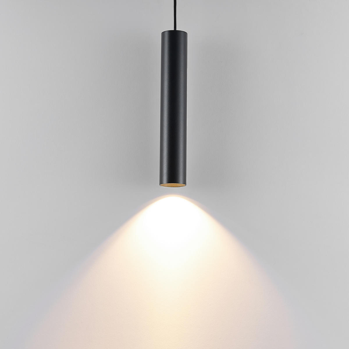 PENDELLEUCHTE CAN 6/6/185 cm   - Schwarz, Design, Metall (6/6/185cm)