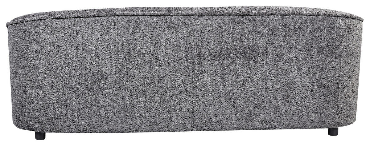 3-SITZER-SOFA Bouclé Anthrazit  - Anthrazit/Schwarz, MODERN, Kunststoff/Textil (197/69/92cm) - MID.YOU