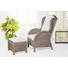 RATTANSESSEL Rattan Braun, Naturfarben - Naturfarben/Braun, LIFESTYLE, Holz/Textil (63/103/80cm) - Landscape