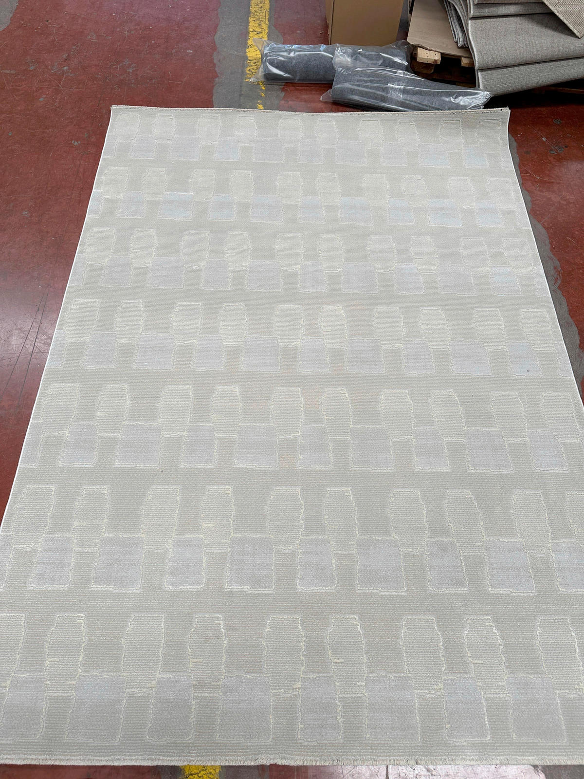 COVOR VINTAGE  - alb, Design, textil (120/170cm) - Novel