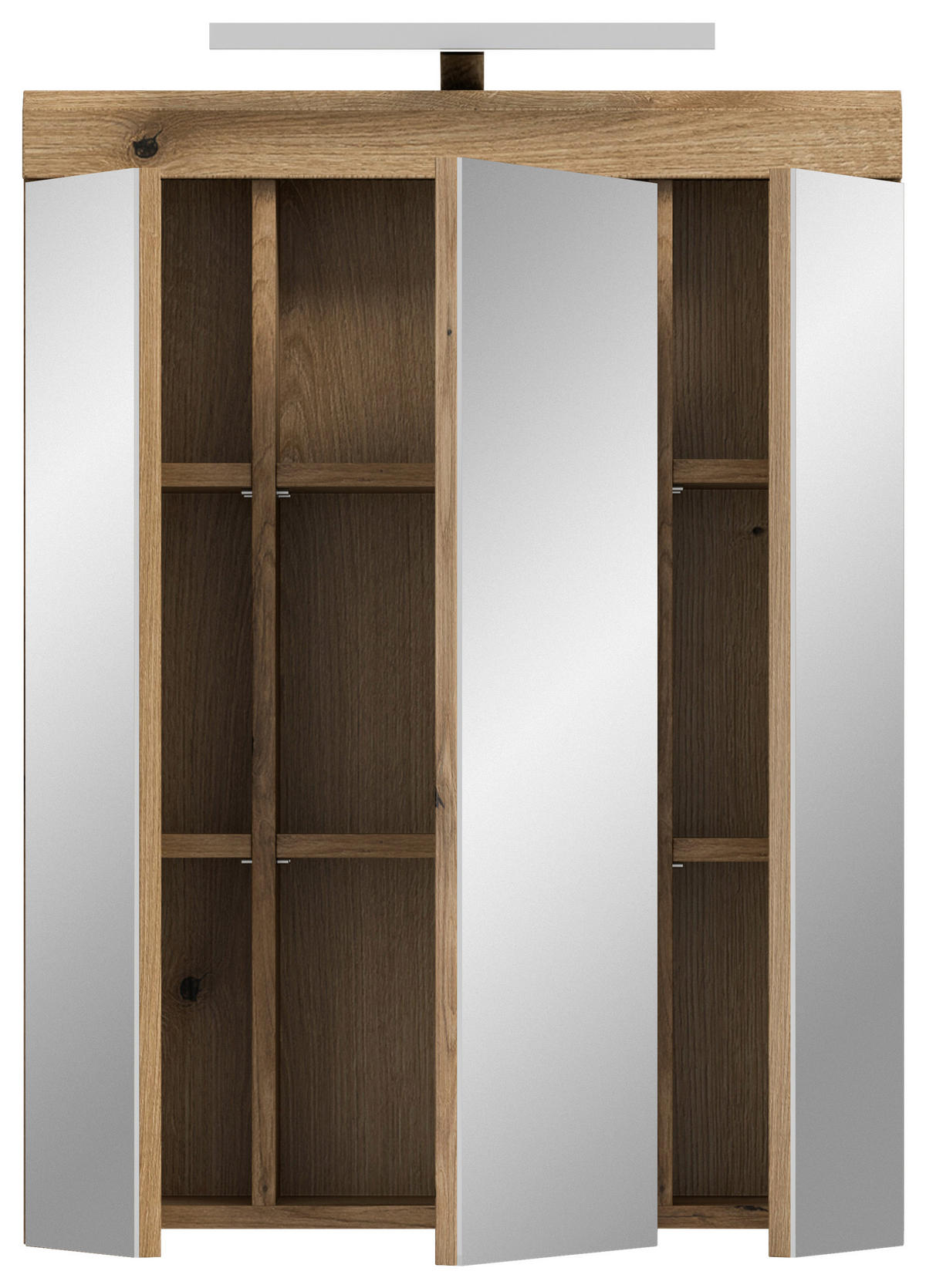 SPIEGELSCHRANK 60/79/18 cm  - Naturfarben, MODERN, Glas/Holzwerkstoff (60/79/18cm) - MID.YOU