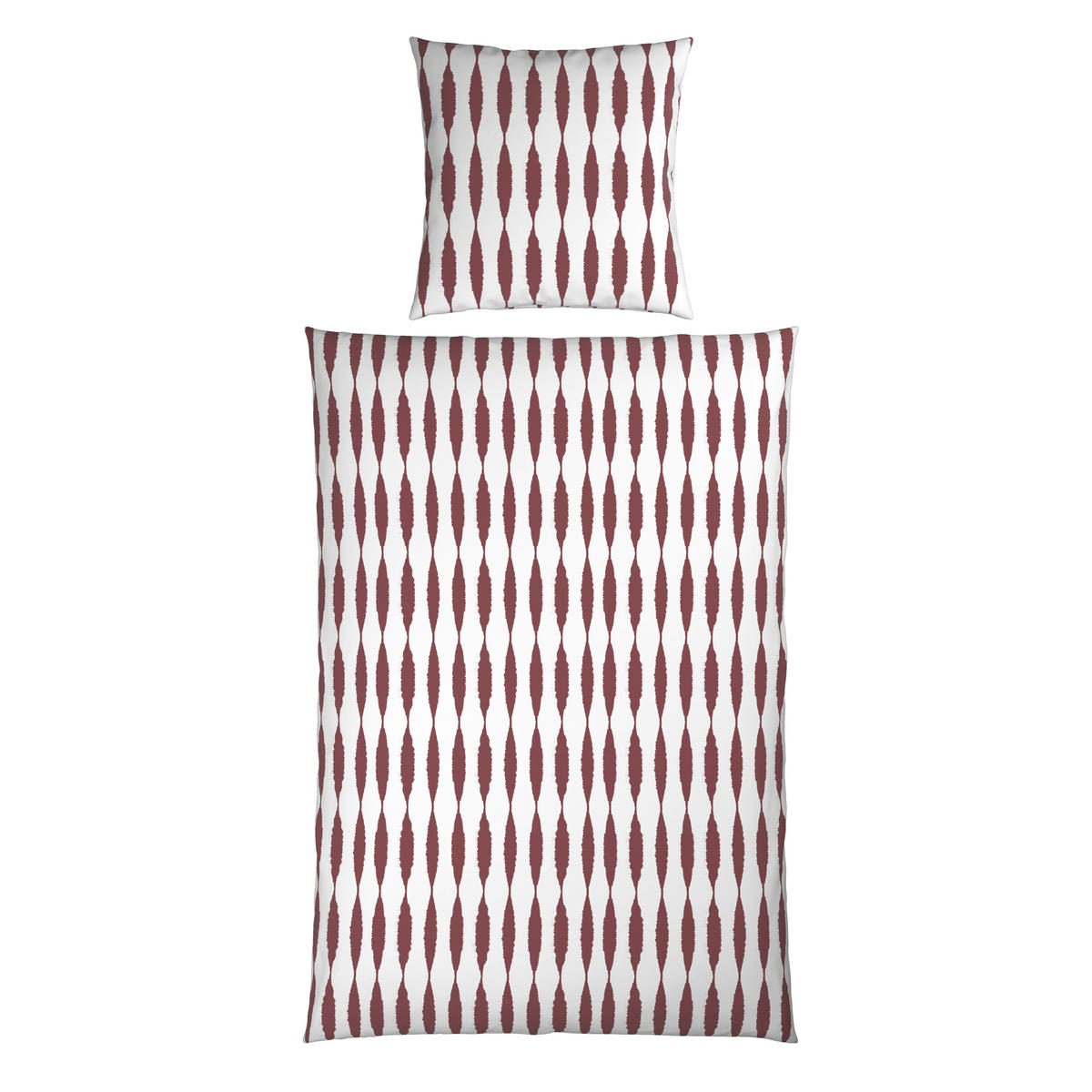 BETTWÄSCHE 2-teilig Voile 135/200 cm  - Braun/Rosa, Textil (135/200cm) - Novel