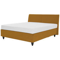 BOXSPRINGBETT 180/200 cm  in Gelb  - Gelb/Schwarz, Design, Holzwerkstoff/Kunststoff (180/200cm) - RUF Betten