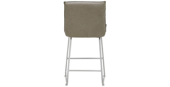 TRESENSTUHL in Anthrazit, Edelstahlfarben, Greige - Edelstahlfarben/Greige, Design, Textil/Metall (48/92/54cm) - Dieter Knoll