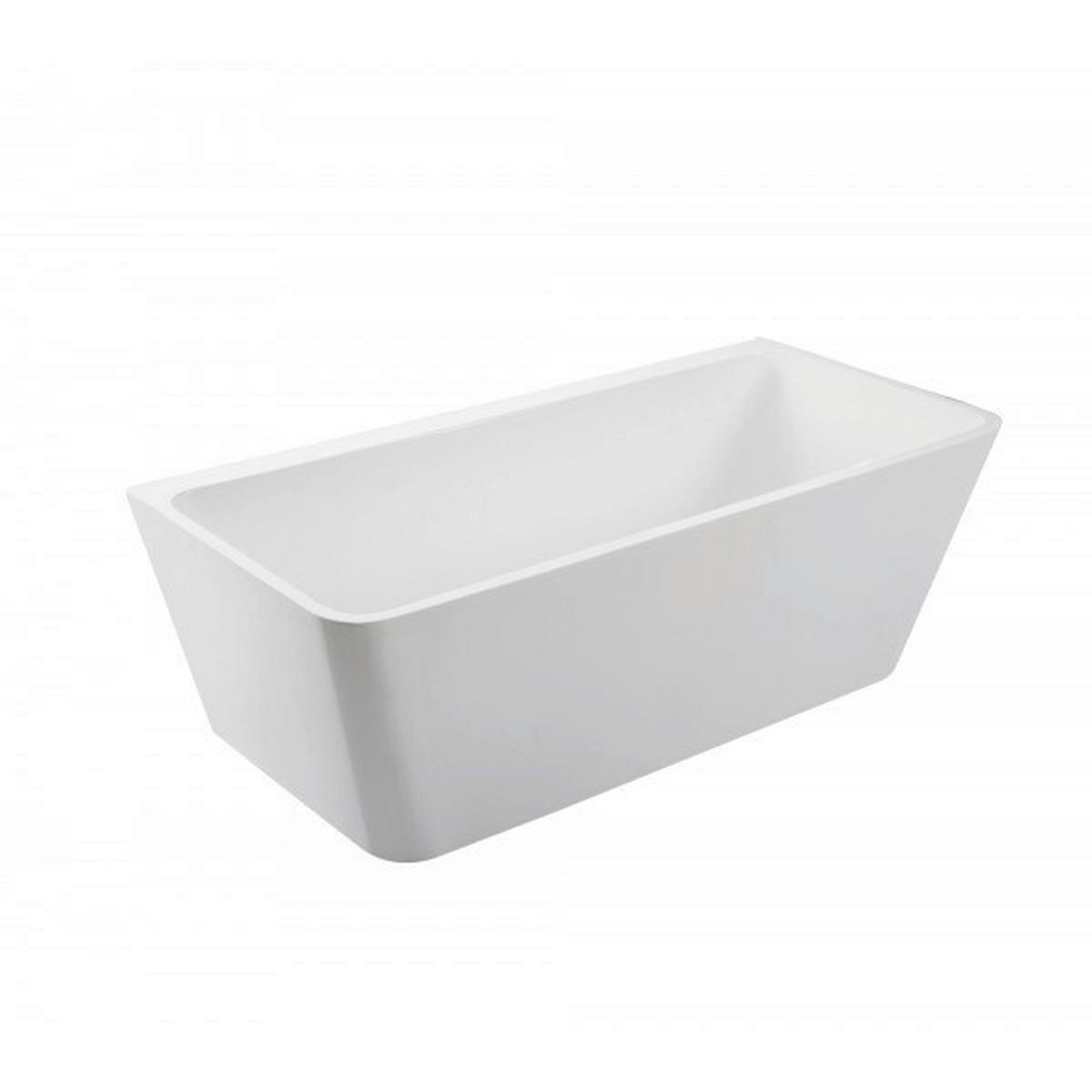 BADEWANNE freistehend   - Weiß, KONVENTIONELL, Kunststoff (170/59/75cm) - Sanotechnik