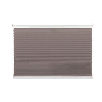 PLISSEE  halbtransparent   100/130 cm   - Taupe, Design, Textil (100/130cm)