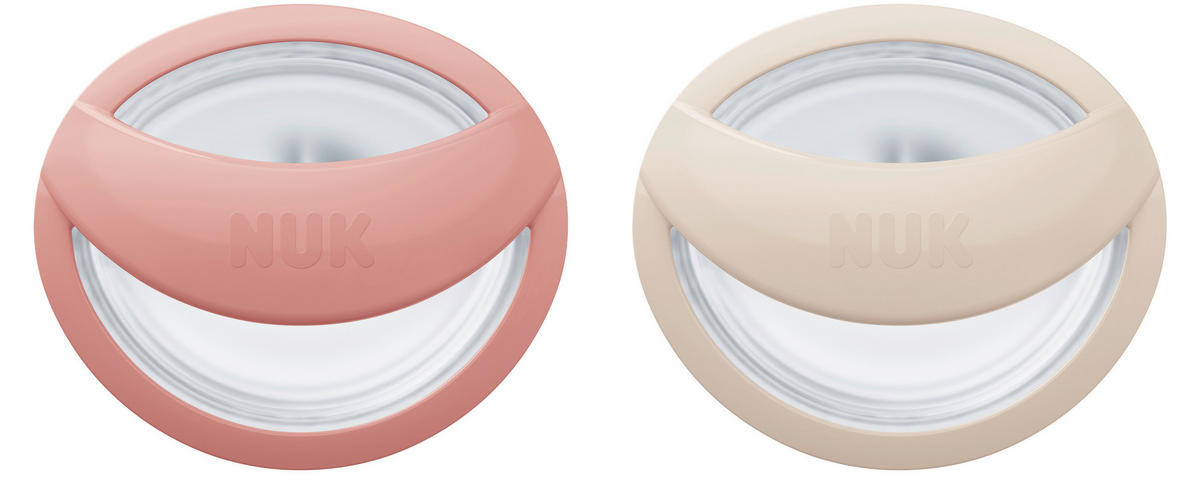 SCHNULLER - Pastellblau/Beige, Basics, Kunststoff (5,5/6/14,4cm) - NUK