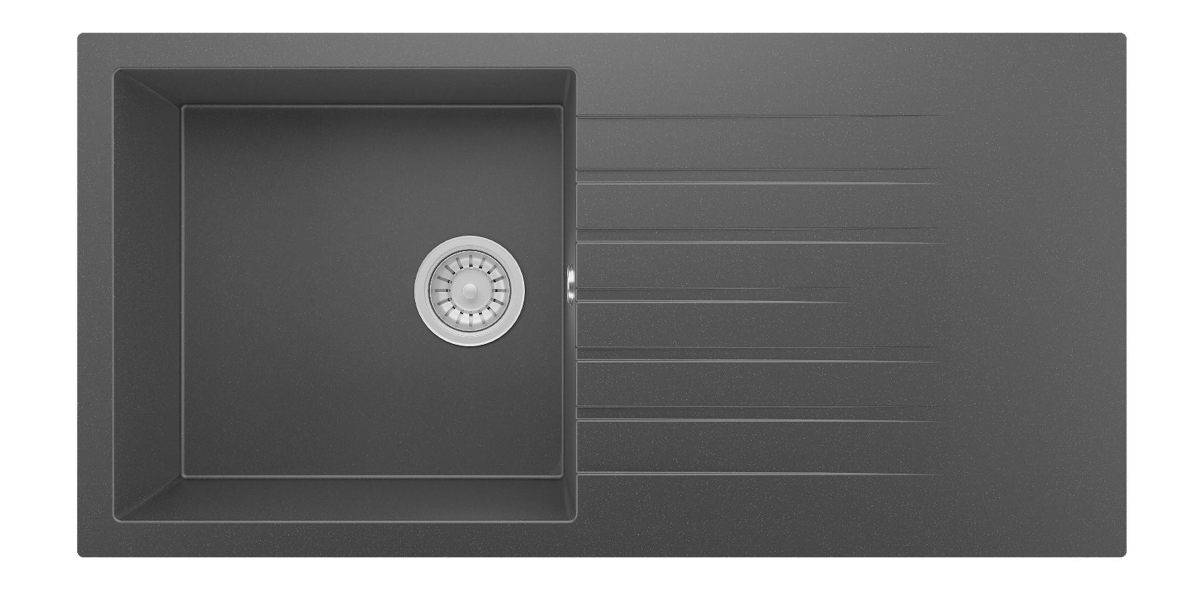 DISKHO 1750ALMONTO86x50S svart 22/100/50 cm