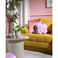 SCHLAFSOFA in Webstoff Gelb  - Gelb/Naturfarben, KONVENTIONELL, Holz/Textil (195/90/90cm) - Cantus