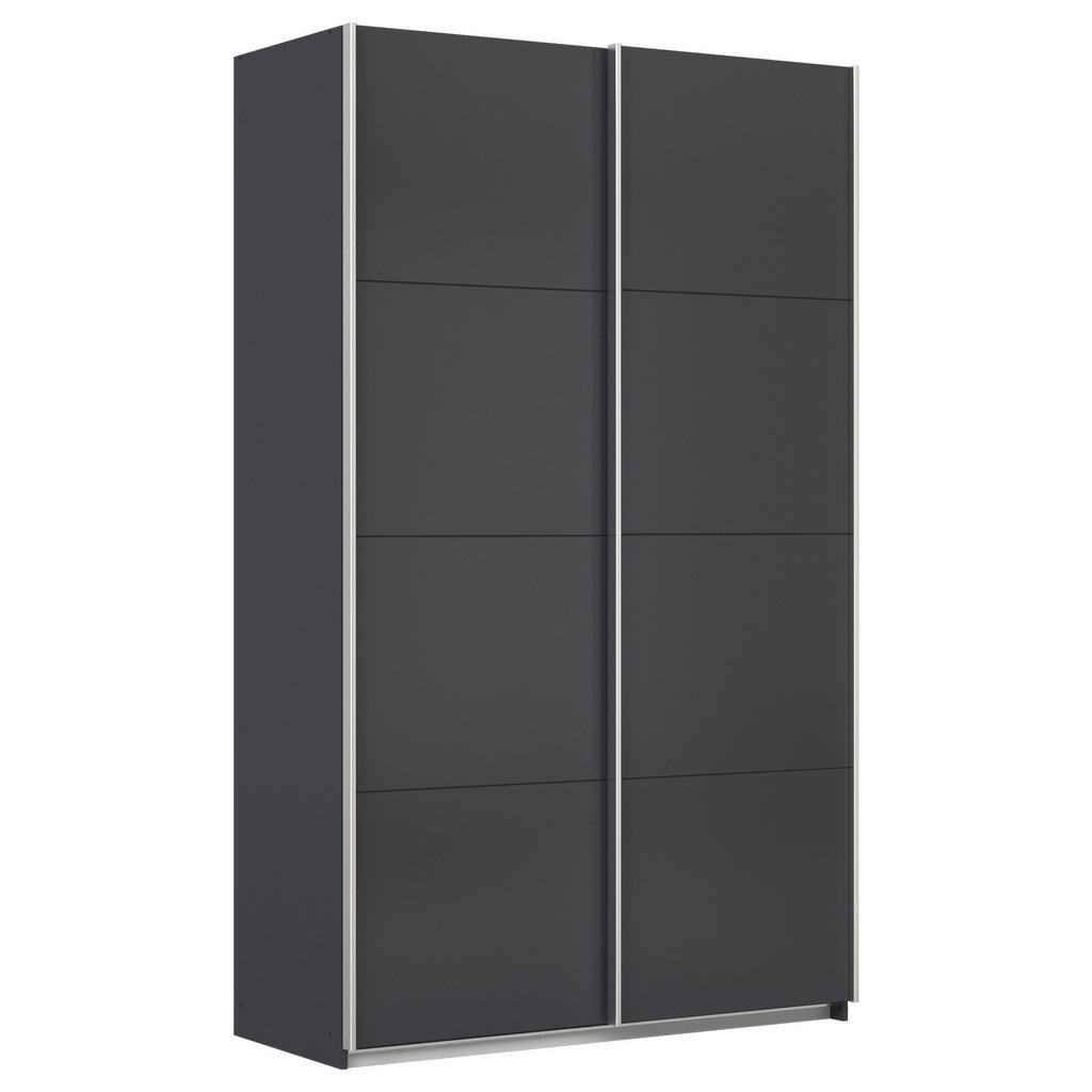 Schwebetürenschrank 136cm Feldkirch, Anthrazit