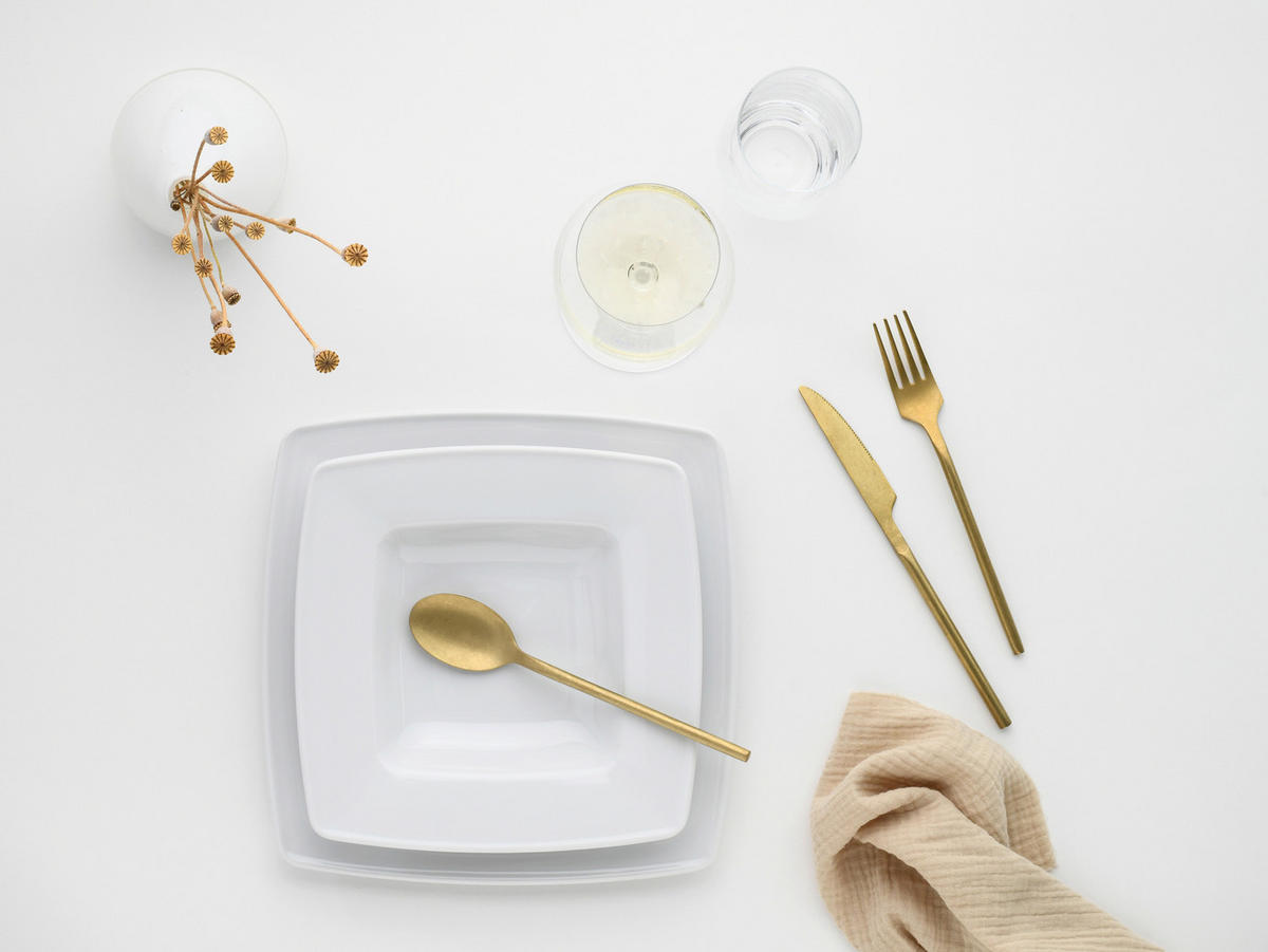 SERVIS Victoria weiß 12 delar  - vit, Basics, keramik - Creatable
