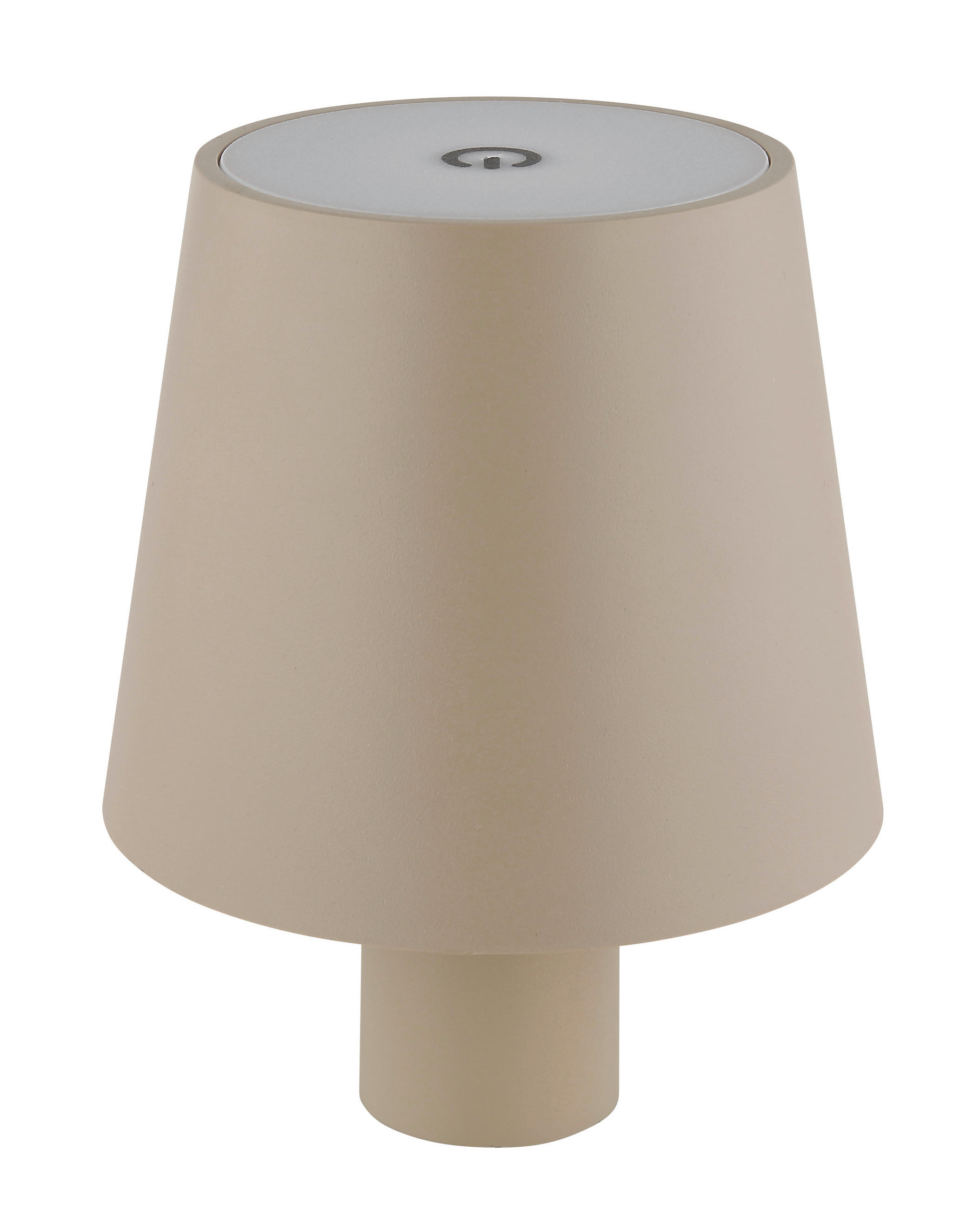 PORTABEL LAMPA VANNIE 10,6/13 cm   - sandfärgad, Trend, metall/plast (10,6/13cm) - Globo