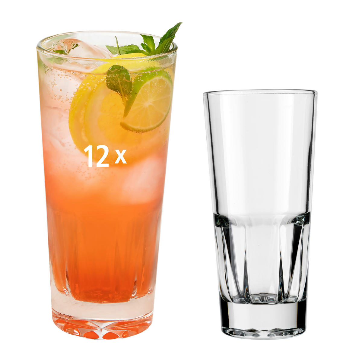 GLÄSERSET GALLERY  12-teilig  - Klar, Basics, Glas (7,5/16cm)