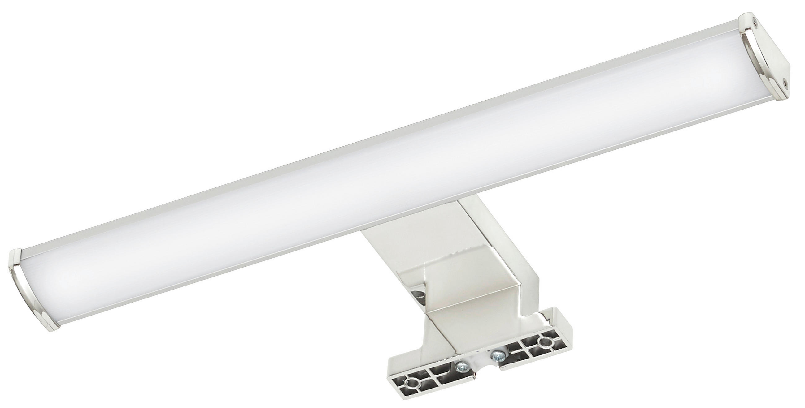 RÁÉPÍTHETŐ LÁMPA LED izzó - alumínium színű, Konventionell, fém (30/4/9,5cm) - Xora