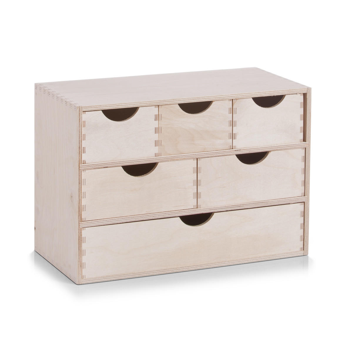REGAL Birke Hartholz Naturfarben  - Naturfarben, Basics, Holz (40/20/28cm) - Zeller Present