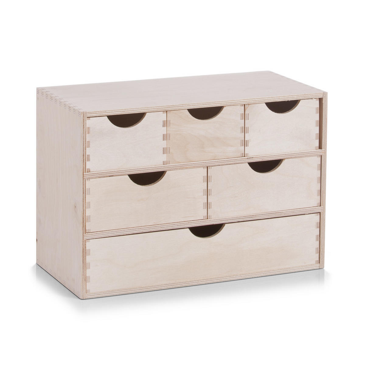 REGAL  40/20/28 cm Naturfarben  - Naturfarben, Basics, Holz (40/20/28cm) - Zeller Present
