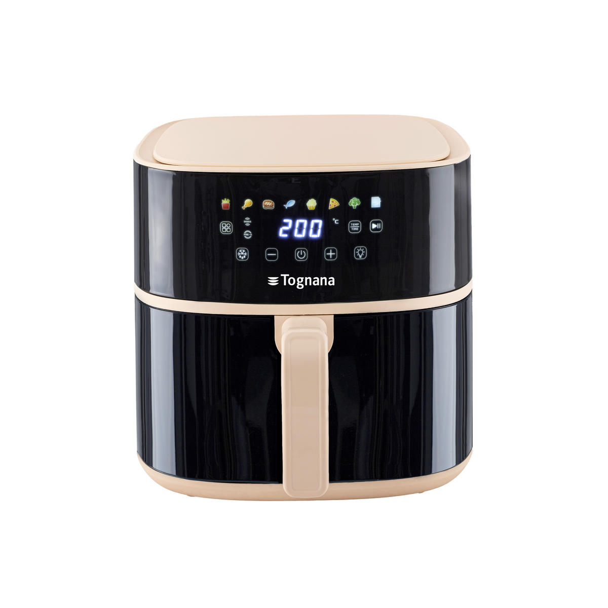 FRITEZA NA VRUĆI ZRAK Iridea Champagne  - boje šampanjca, Basics, metal/plastika (37.5/38.5/36cm) - Tognana