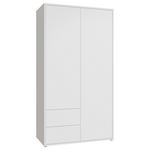 DREHTÜRENSCHRANK 115/214/60 cm,  in Weiß, 2-türig  - Weiß, Trend, Holzwerkstoff (115/214/60cm) - Carryhome