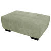 HOCKER in Textil Olivgrün  - Schwarz/Olivgrün, Konventionell, Textil/Metall (106/40/72cm) - Hom`in