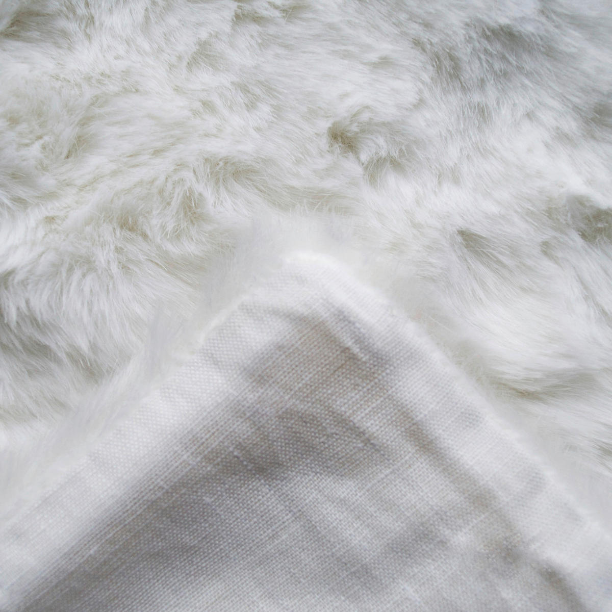 FELLKISSENHÜLLE 40/60 cm  - Weiß, Basics, Textil (40/60cm) - Zoeppritz