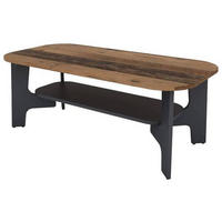 COUCHTISCH 110/55/42,5 cm rechteckig Graphitfarben, Alteiche  - Alteiche/Graphitfarben, KONVENTIONELL, Holzwerkstoff (110/55/42,5cm) - MID.YOU