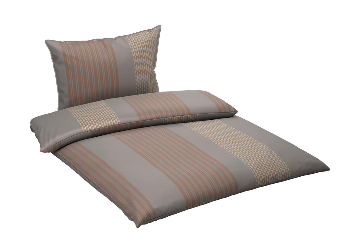 POSTELJINA SA DVA LICA 140/200 cm saten siva  - siva, tekstil (140/200cm) - Dieter Knoll
