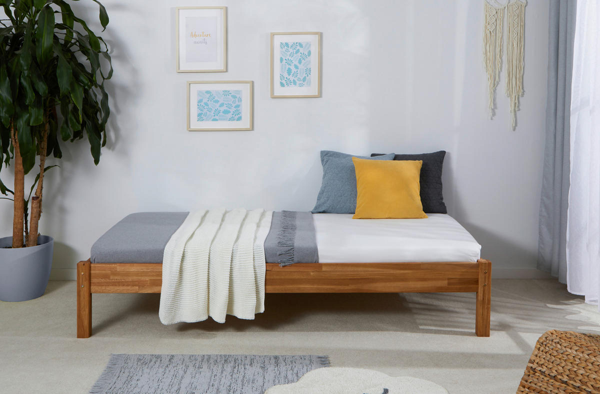 FUTONBETT - Naturfarben, MODERN, Holz (140/200cm) - MID.YOU