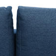 ECKSOFA in Flachgewebe Dunkelblau - Eiche Wotan/Dunkelblau, KONVENTIONELL, Holz/Textil (255/157cm) - Carryhome